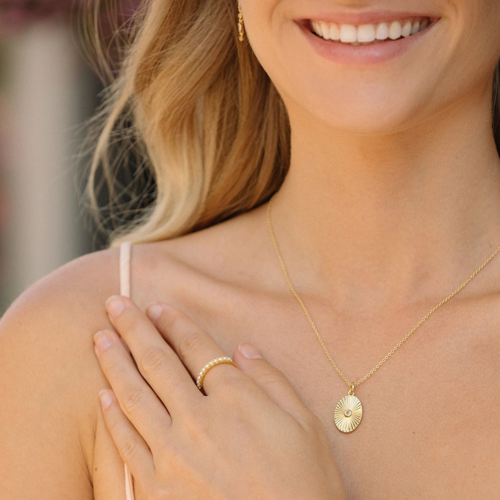 Vintage Sunray Necklace