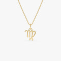 Virgo Zodiac Pendant Necklace