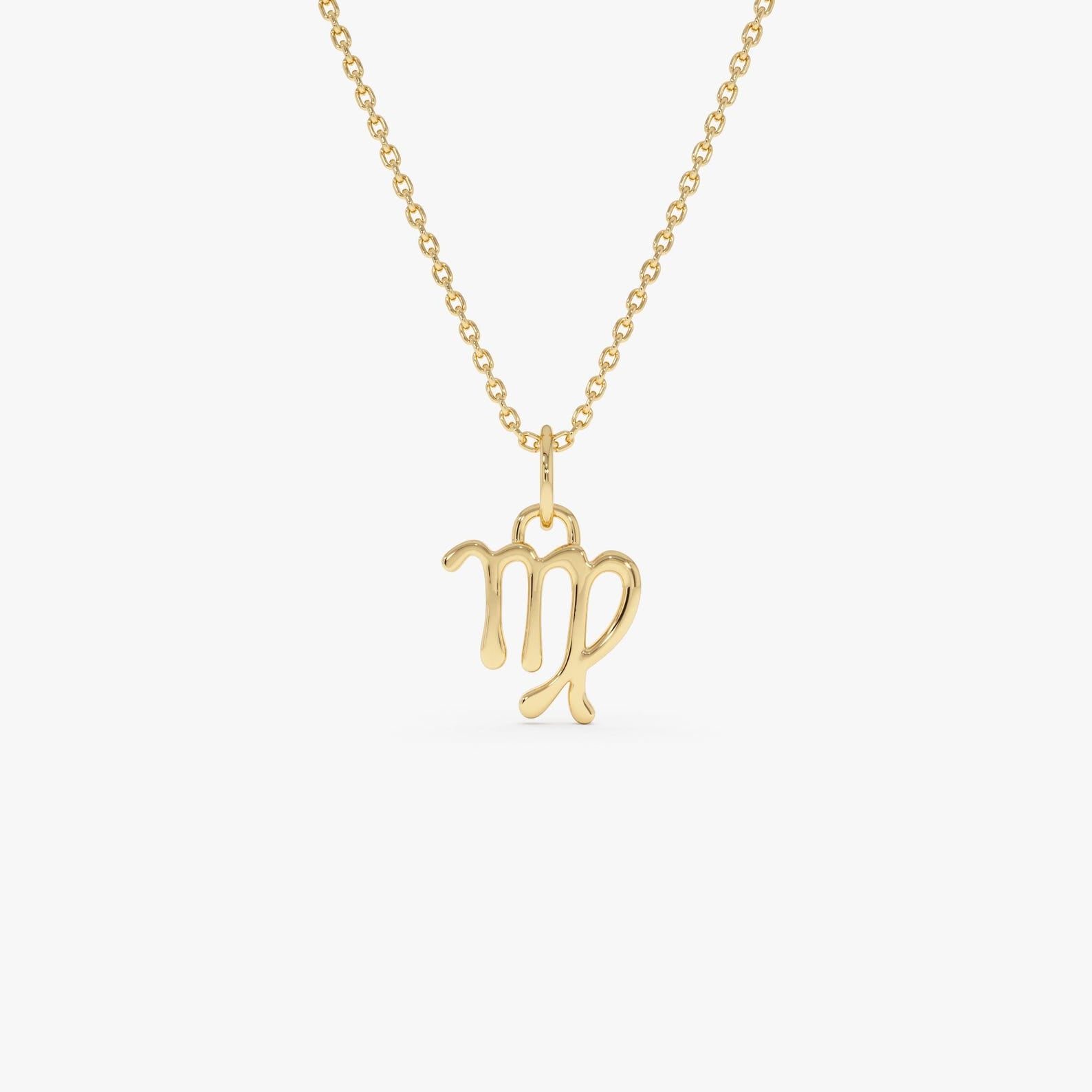 Virgo Zodiac Pendant Necklace