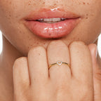 Whisper Heart Diamond Ring